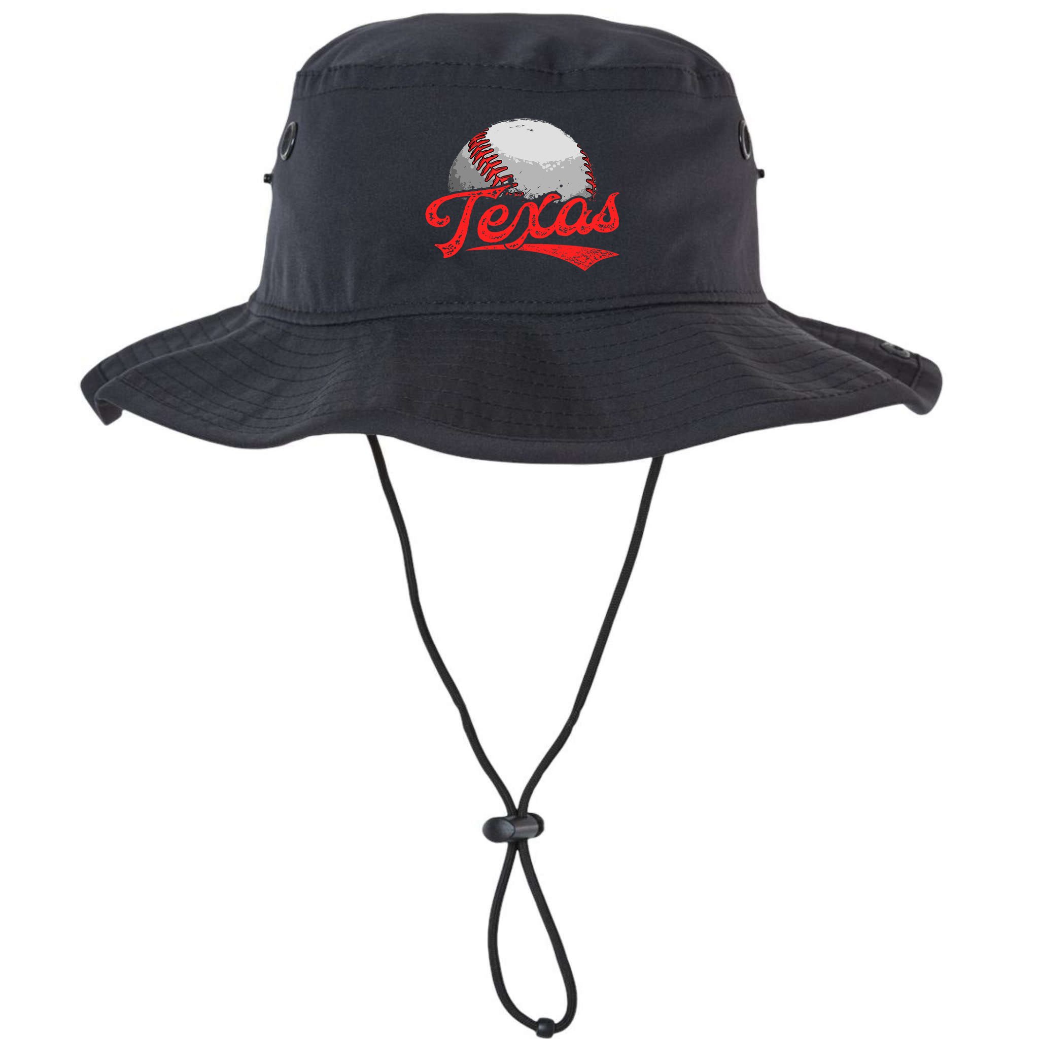 Vintage Texas Cityscape Baseball Lover For Bucket Hat