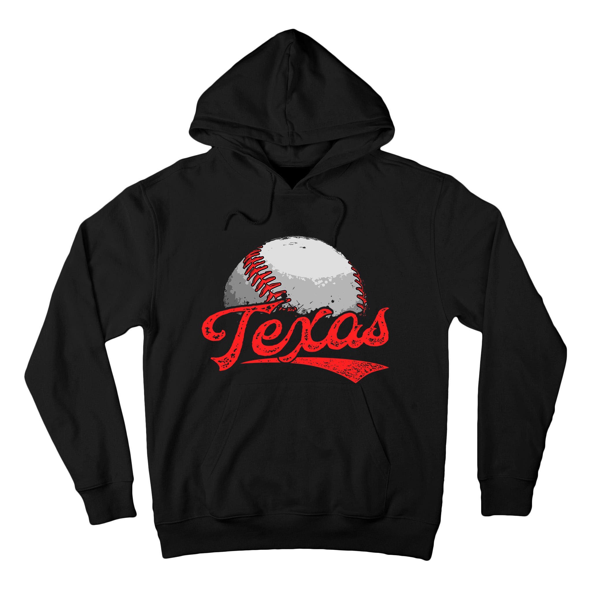Vintage Texas Cityscape Baseball Lover For Tall Hoodie