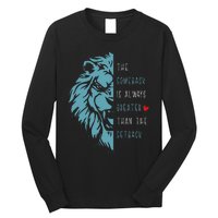 Vintage The Comeback Is Always Greater Than The Setback Lion Long Sleeve Shirt