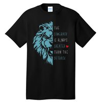 Vintage The Comeback Is Always Greater Than The Setback Lion Tall T-Shirt