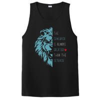 Vintage The Comeback Is Always Greater Than The Setback Lion PosiCharge Competitor Tank