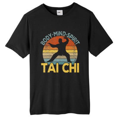 Vintage Tai Chi Chinese Martial Arts Taiji Retro Tall Fusion ChromaSoft Performance T-Shirt