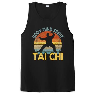 Vintage Tai Chi Chinese Martial Arts Taiji Retro PosiCharge Competitor Tank