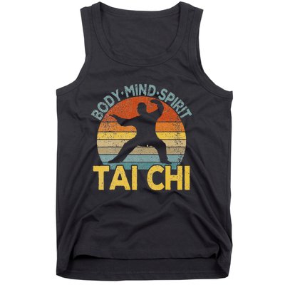 Vintage Tai Chi Chinese Martial Arts Taiji Retro Tank Top