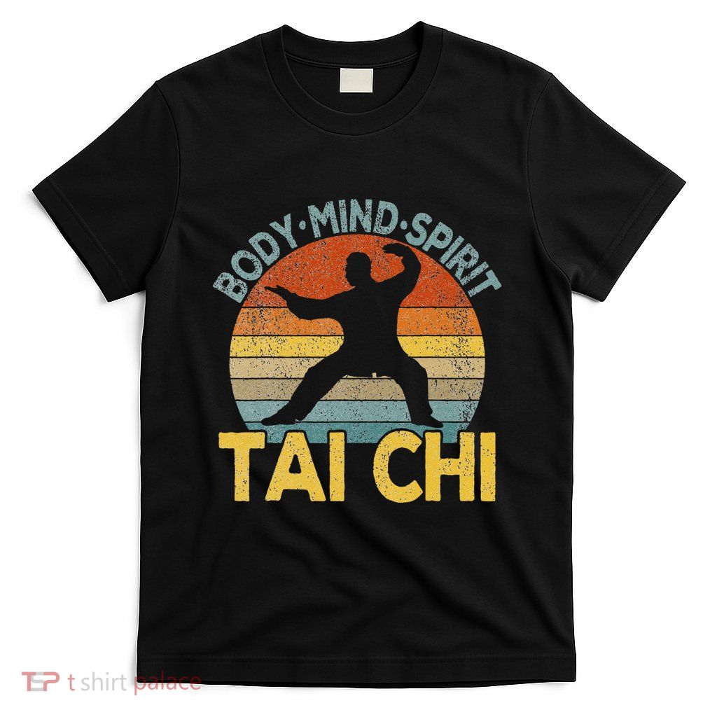 Vintage Tai Chi Chinese Martial Arts Taiji Retro T-Shirt