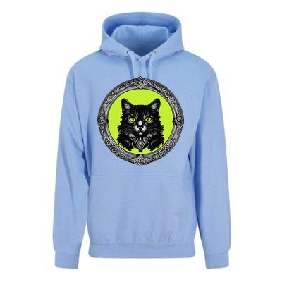 Vintage Tabby Cat Medalion Kitty Graphic Unisex Surf Hoodie