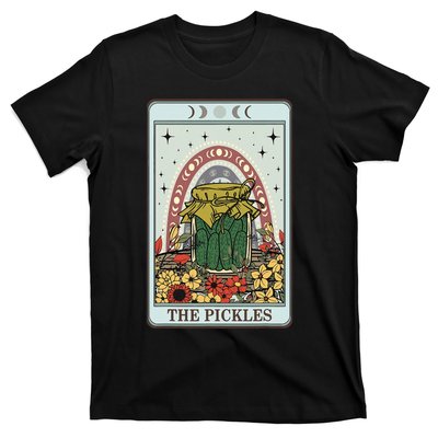 Vintage Tarot Card The Pickles Funny National Pickle Day T-Shirt