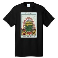 Vintage Tarot Card The Pickles Funny National Pickle Day Tall T-Shirt