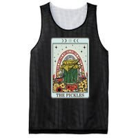 Vintage Tarot Card The Pickles Funny National Pickle Day Mesh Reversible Basketball Jersey Tank