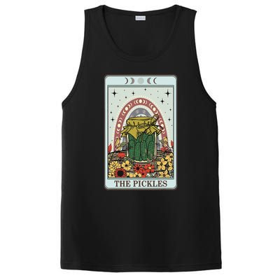 Vintage Tarot Card The Pickles Funny National Pickle Day PosiCharge Competitor Tank