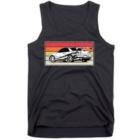 Vintage Tuner Car Skyline Graphic Retro Racing Drift Car Tank Top