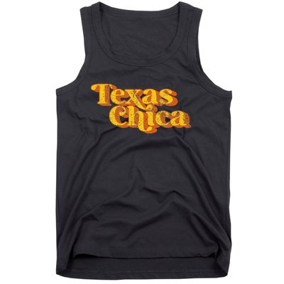 Vintage Texas Chica Funny Southern Pride Country Tank Top