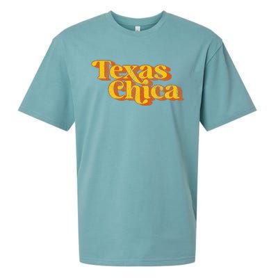 Vintage Texas Chica Funny Southern Pride Country Sueded Cloud Jersey T-Shirt