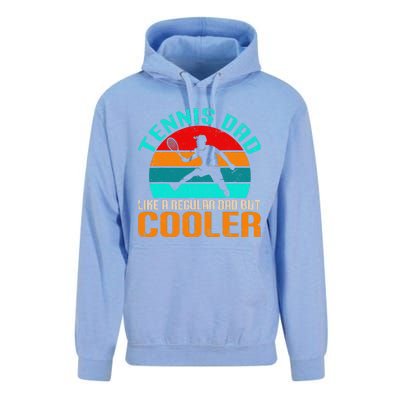 Vintage Tennis Dad Like A Regular Dad But Cooler Unisex Surf Hoodie