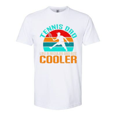 Vintage Tennis Dad Like A Regular Dad But Cooler Softstyle CVC T-Shirt