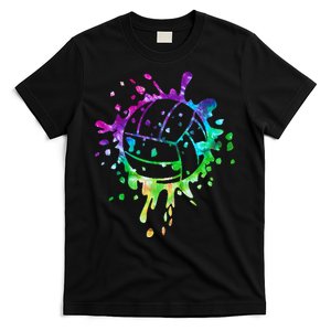 Volleyball Tie Dye Distressed Ball T-Shirt