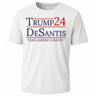 Vote Trump Desantis Election 2024 Cooling Performance Crew T-Shirt