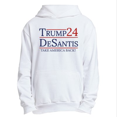 Vote Trump Desantis Election 2024 Urban Pullover Hoodie