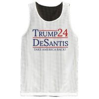 Vote Trump Desantis Election 2024 Mesh Reversible Basketball Jersey Tank