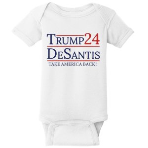 Vote Trump Desantis Election 2024 Baby Bodysuit