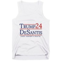 Vote Trump Desantis Election 2024 Tank Top