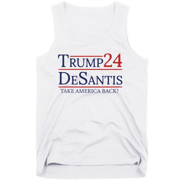 Vote Trump Desantis Election 2024 Tank Top