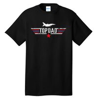 Vintage top dad top movie gun Jet Father's Day Birthday Tall T-Shirt