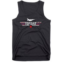 Vintage top dad top movie gun Jet Father's Day Birthday Tank Top