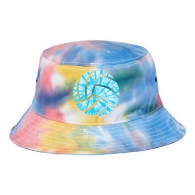 Volleyball Tie Dye Look Blue Purple Perfect Gift Tie Dye Newport Bucket Hat