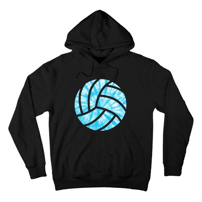 Volleyball Tie Dye Look Blue Purple Perfect Gift Hoodie