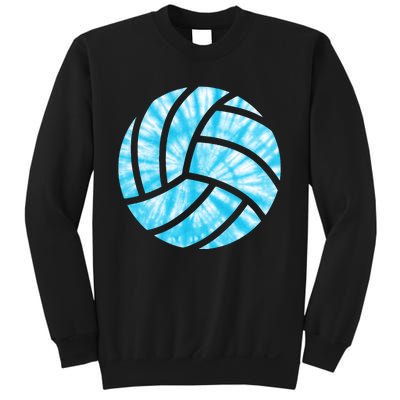 Volleyball Tie Dye Look Blue Purple Perfect Gift Sweatshirt