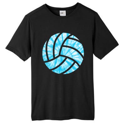 Volleyball Tie Dye Look Blue Purple Perfect Gift Tall Fusion ChromaSoft Performance T-Shirt