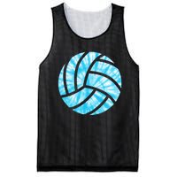 Volleyball Tie Dye Look Blue Purple Perfect Gift Mesh Reversible Basketball Jersey Tank