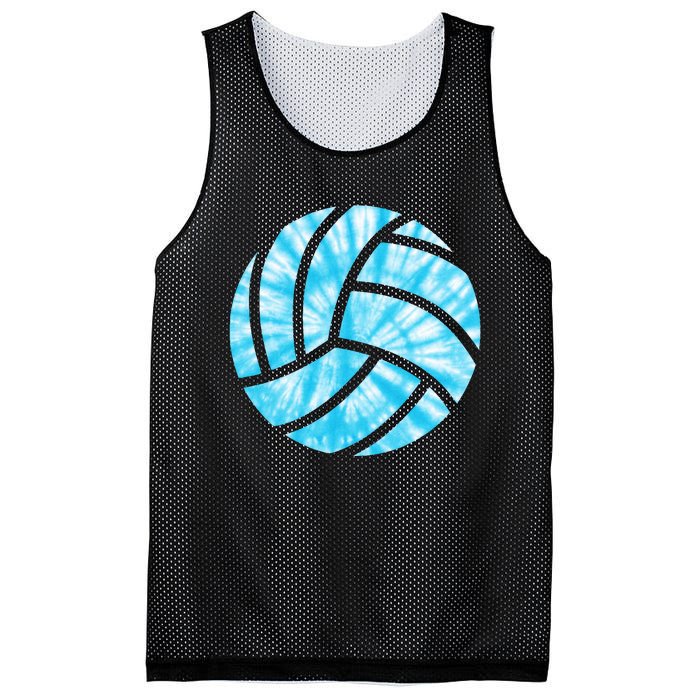 Volleyball Tie Dye Look Blue Purple Perfect Gift Mesh Reversible Basketball Jersey Tank