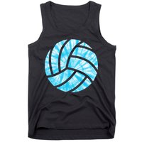 Volleyball Tie Dye Look Blue Purple Perfect Gift Tank Top