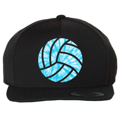 Volleyball Tie Dye Look Blue Purple Perfect Gift Wool Snapback Cap