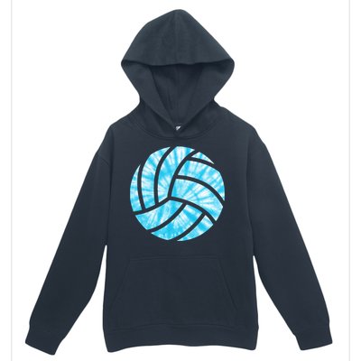 Volleyball Tie Dye Look Blue Purple Perfect Gift Urban Pullover Hoodie