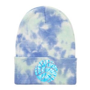 Volleyball Tie Dye Look Blue Purple Perfect Gift Tie Dye 12in Knit Beanie