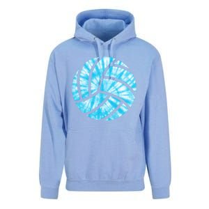 Volleyball Tie Dye Look Blue Purple Perfect Gift Unisex Surf Hoodie