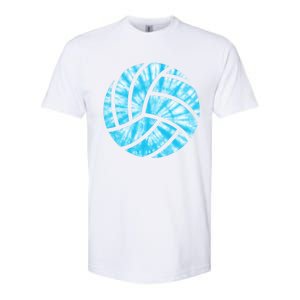 Volleyball Tie Dye Look Blue Purple Perfect Gift Softstyle CVC T-Shirt