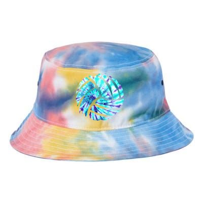 Volleyball Tie Dye Look Blue Purple Perfect Boys Or Girls Gift Tie Dye Newport Bucket Hat