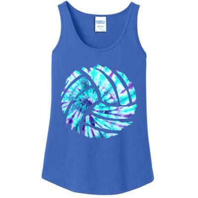 Volleyball Tie Dye Look Blue Purple Perfect Boys Or Girls Gift Ladies Essential Tank