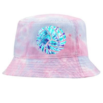 Volleyball Tie Dye Look Blue Purple Perfect Boys Or Girls Gift Tie-Dyed Bucket Hat