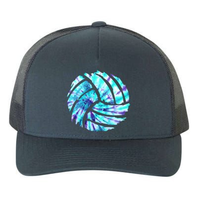 Volleyball Tie Dye Look Blue Purple Perfect Boys Or Girls Gift Yupoong Adult 5-Panel Trucker Hat