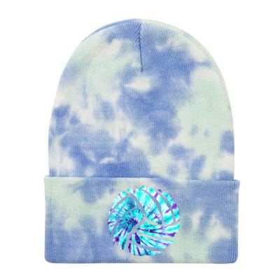 Volleyball Tie Dye Look Blue Purple Perfect Boys Or Girls Gift Tie Dye 12in Knit Beanie