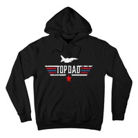 Vintage Top Dad Top Movie Gun Jet Fathers Day Birthday Hoodie