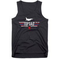 Vintage Top Dad Top Movie Gun Jet Fathers Day Birthday Tank Top