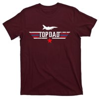 Vintage Top Dad Top Movie Gun Jet Fathers Day Birthday T-Shirt