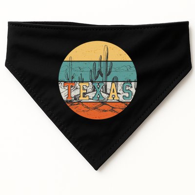 VIntage Texas Desert Cactus Emblem USA-Made Doggie Bandana