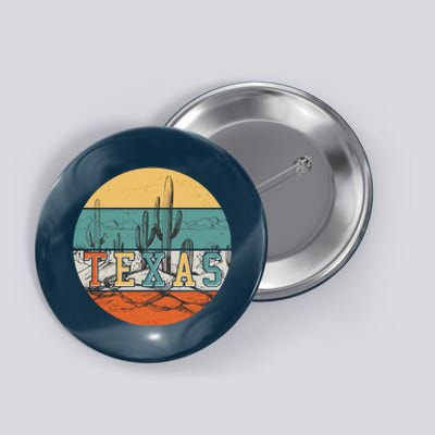 VIntage Texas Desert Cactus Emblem Button